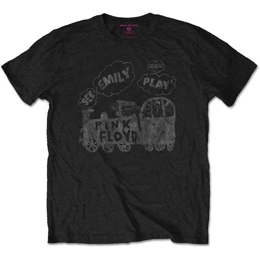 Pink Floyd t-shirt, XX-Large, featuring “See Emily Play” design, likely pink hues.