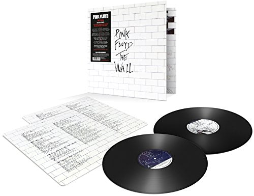 Pink Floyd’s “The Wall” double vinyl record with white brick cover.