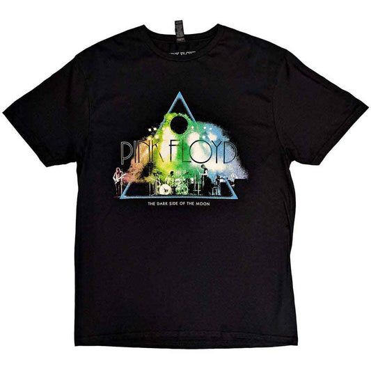 Pink Floyd t-shirt, rainbow-toned live band graphic, unisex, size XX-Large.