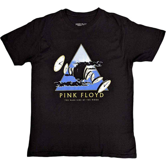Pink Floyd t-shirt, XX-Large, with melting clock imagery, light pink color.