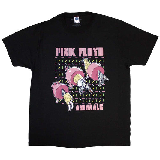 Pink Floyd t-shirt, small size, featuring pig, wolf, and sheep artwork.