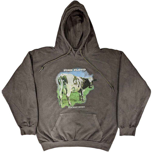 Pink Floyd hoodie, faded Atom Heart Mother cow album cover, unisex, XX-Large.