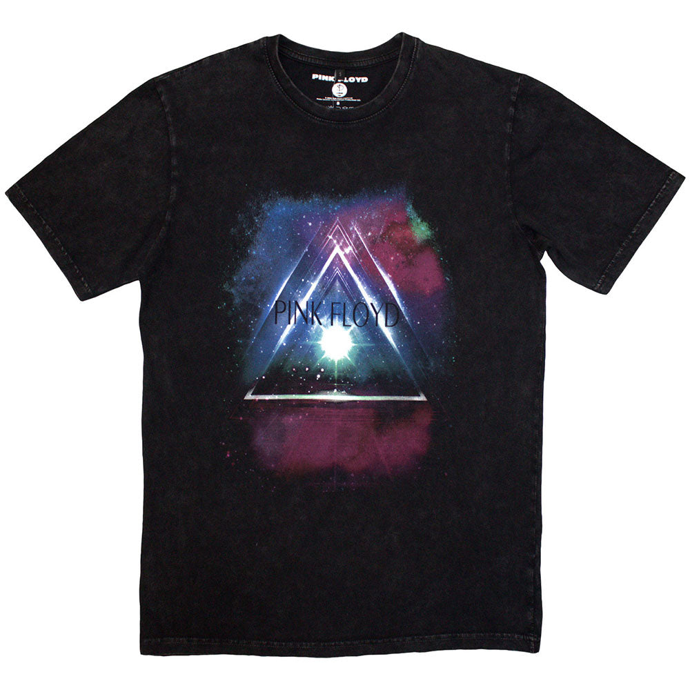 Pink Floyd t-shirt, stone wash effect, featuring a prism design, size X-Large.