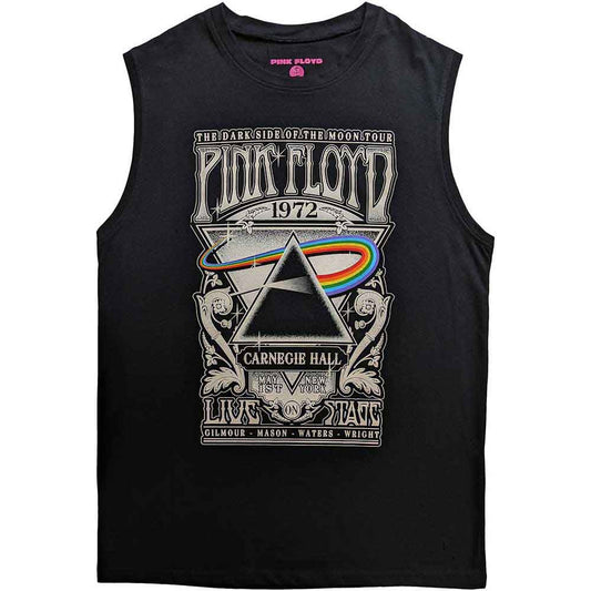 Pink Floyd tank top, XX-Large, featuring a Carnegie Hall concert poster design.