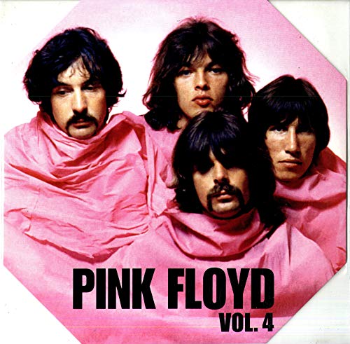 Pink Floyd band members in pink, album cover with text "Vol. 4".