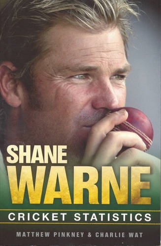 Book cover featuring Shane Warne holding a cricket ball, with title text.