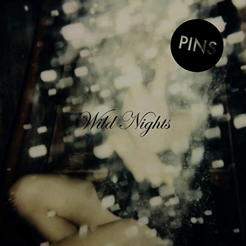 Vinyl record cover for "Wild Nights" by PINS, blurry and abstract.