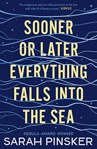 Book cover with yellow text on a dark blue background featuring wavy white lines.