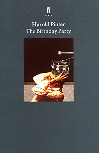 Book cover of The Birthday Party by Harold Pinter featuring a drum-headed figure.