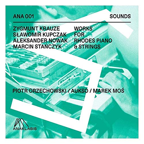 CD cover for Piotr Orzechowski’s “Works For Rhodes Piano & Strings.”