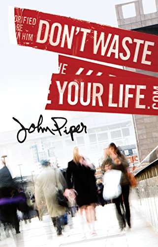 Book cover with red street signs reading "Don't Waste Your Life.