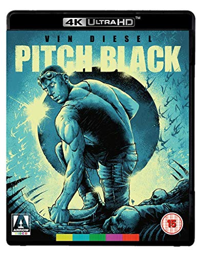 Pitch Black" Blu-ray cover featuring Vin Diesel against a dark, alien landscape.
