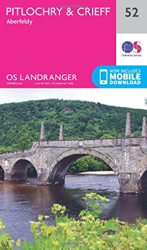 The image depicts a map cover featuring a stone bridge over a river.