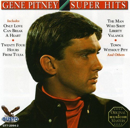 CD cover featuring Gene Pitney’s portrait and song titles.