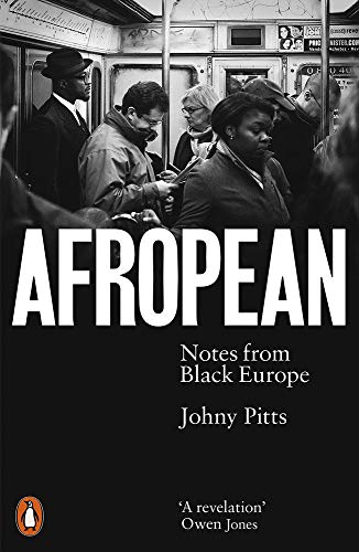 "Book cover with black-and-white subway photo and white text on black background, Penguin logo."