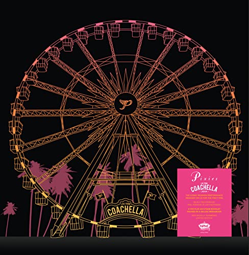 Pixies Coachella 2004 CD cover with Ferris wheel and palm trees.