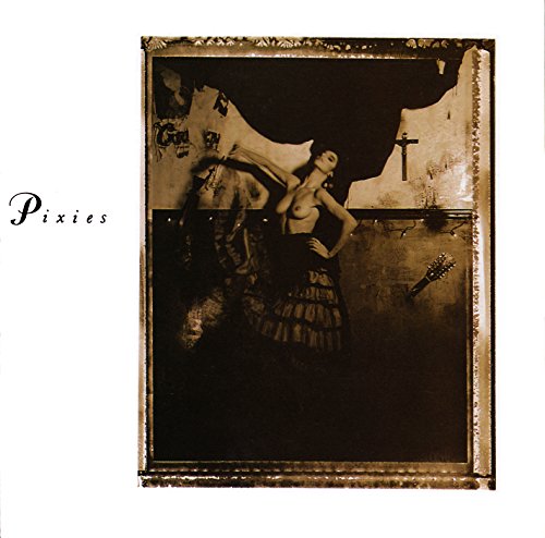 Pixies’ “Surfer Rosa” album cover: sepia-toned photo of a woman in a dress.