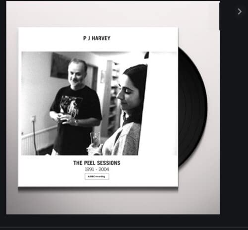 PJ Harvey vinyl record cover featuring John Peel and Polly Jean Harvey.