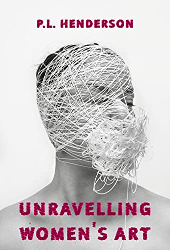 Book cover: woman’s head wrapped in white threads, red title text.