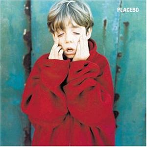 Placebo album cover featuring a young person in a red coat.