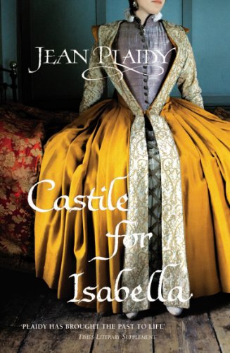 Book cover: woman in golden Renaissance dress, title "Castile for Isabella".