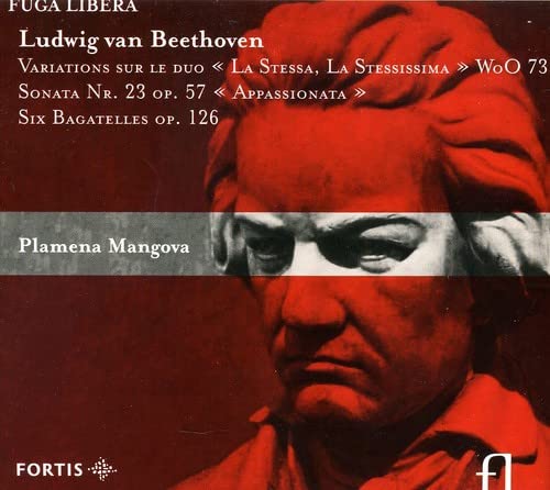 CD cover featuring a portrait of Beethoven and text details.