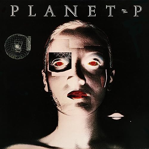 Album cover featuring a fragmented face with glowing red eyes.