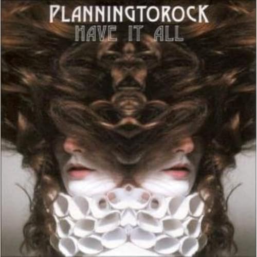 CD cover for Planningtorock’s “Have It All” featuring mirrored faces.
