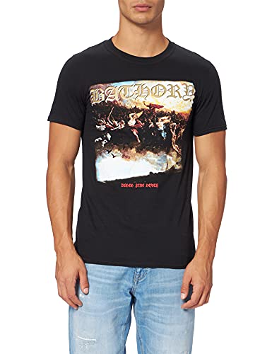 Black sweatshirt with Bathory album artwork: "Blood Fire Death".