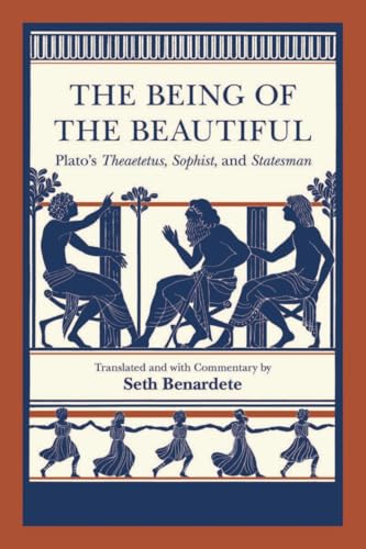 Book cover with ancient Greek figures in blue and white illustration.