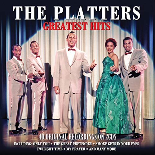 CD cover for The Platters’ Greatest Hits, featuring the vocal group.