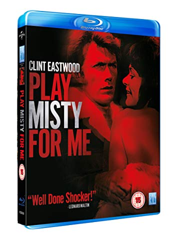 Play Misty For Me" Blu-ray case featuring Clint Eastwood and Jessica Walter.