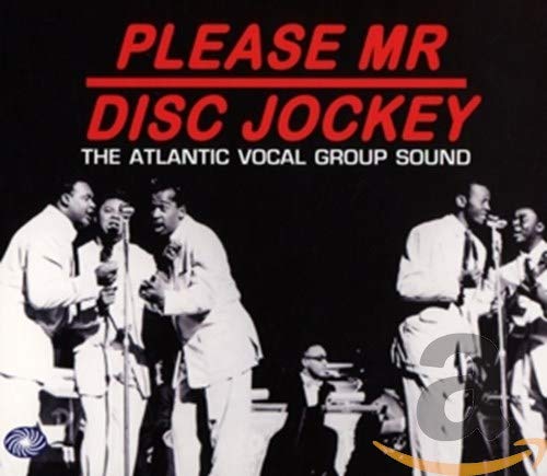CD cover featuring a black and white photo of a vocal group performing.