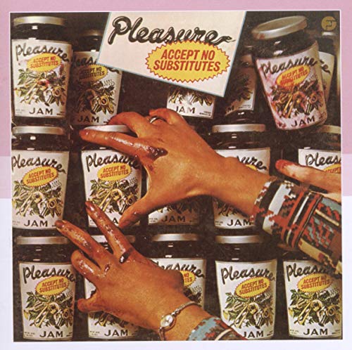 CD cover with hands reaching for jars of "Pleasure" jam.