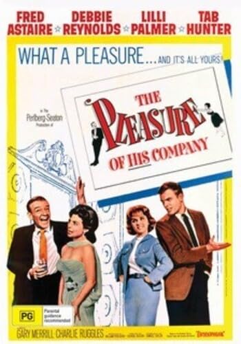 DVD cover for "The Pleasure Of His Company" featuring four actors.