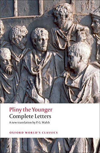 Book cover: “Complete Letters” by Pliny the Younger, with Roman sculpture.