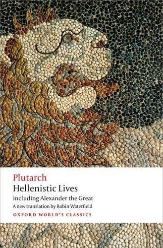Book cover featuring a pebble mosaic of a lion with title text below.