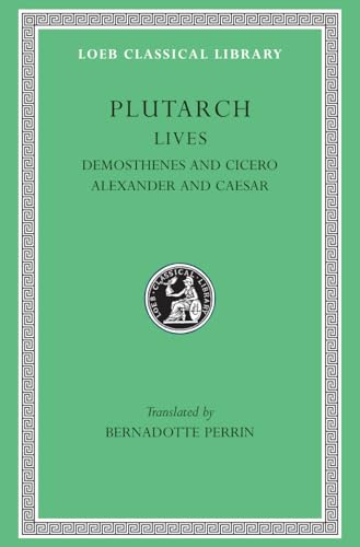 Green book cover with white Greek key border and text: "Plutarch Lives.