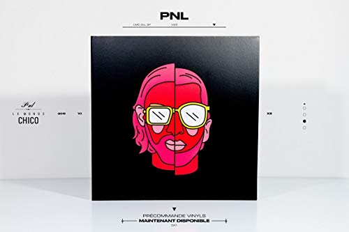 PNL “Le Monde Chico” vinyl record with a split-tone portrait cover.