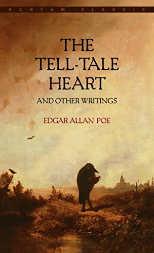 Book cover: “The Tell-Tale Heart” by Edgar Allan Poe, with a raven.