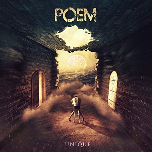 CD cover: dark tunnel with a figure seated on a stool.