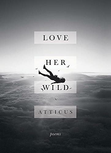 Book cover: woman falling through clouds with text "Love Her Wild.