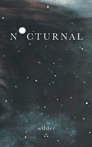 Book cover with the title "Nocturnal" against a dark, starry background.