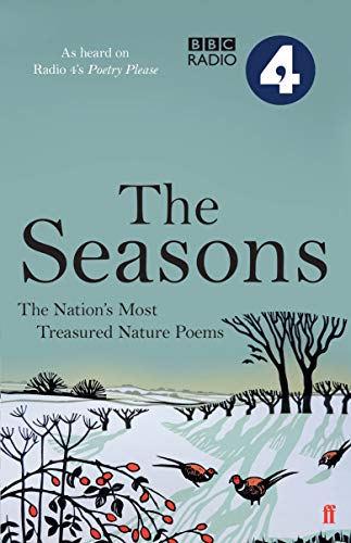 BookSlightly blue book cover with text and an illustration of winter birds and trees.