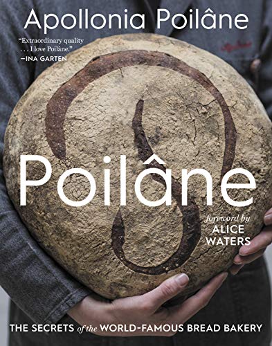 Book cover featuring a rustic loaf of Poilâne bread with the bakery's logo.