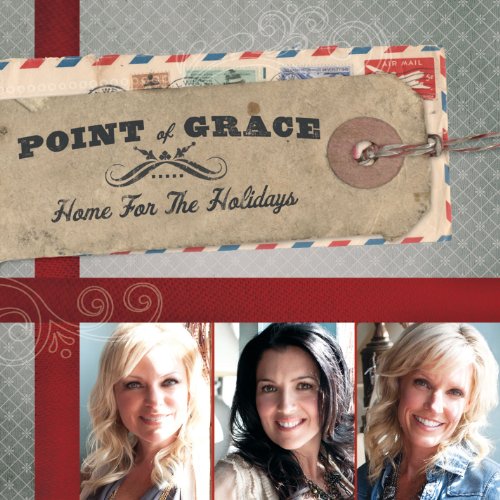 CD cover for Point of Grace’s “Home for the Holidays” featuring three women.