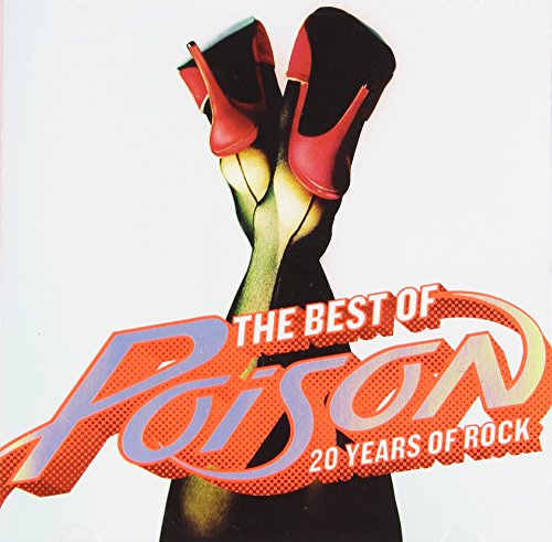 Poison album cover featuring legs in fishnet stockings and red boots.