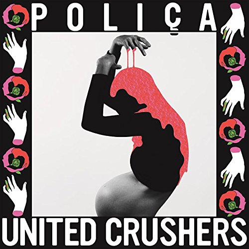 Vinyl album cover featuring a black silhouette of a kneeling woman holding red hair.