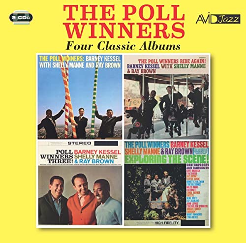 CD cover for "Poll Winners" by Barney Kessel, featuring jazz musicians.