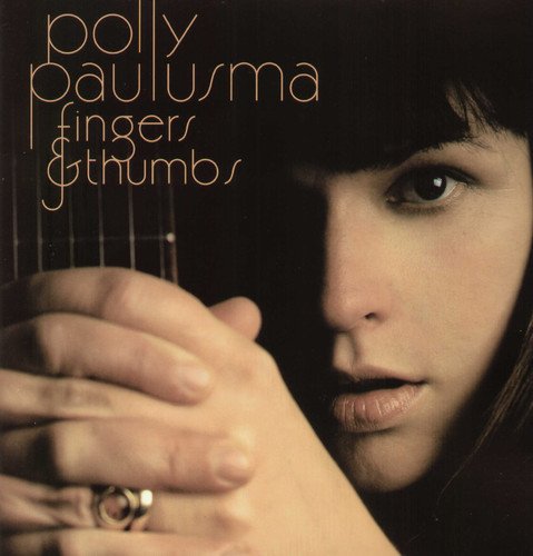 Album cover for Polly Paulusma’s “Fingers and Thumbs” featuring a portrait.
